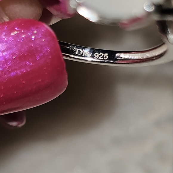 FINAL SALESz 7.25, Moonstone, Cubic Zirconia & Imitation Red Diamond Accents NWT - Picture 12 of 12